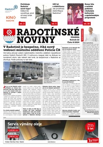 Titulní strana Radotínských novin 9/2024