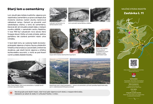 Naučná stezka Radotín: Zastávka č. 11 - Starý lom u cementárny
