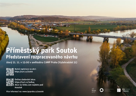 Pozvánka na představení rozpracovaného návrhu Příměstského parku Soutok
