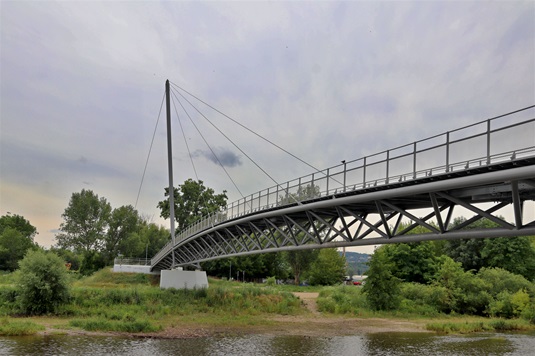 Lávka přes Berounku, 14.6.2024