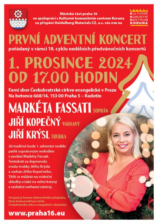 První adventní koncert Markéta Fassati