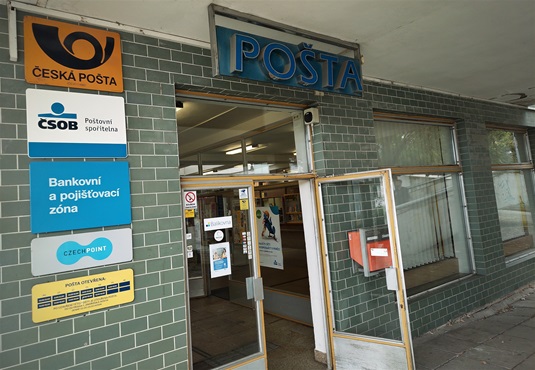 Pošta v Radotíně, náměstí Osvoboditelů 1409/6