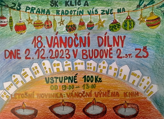 Vánoční dílny ve škole, 2.12.2023
