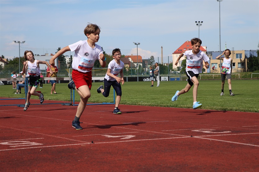 Atletické závody v Radotíně
