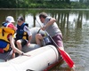 Další zkouška odvahy - rafting na Berounce.<br />Foto: ÚMČ Praha 16, Jana Černá