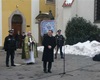 Slavnostní předání koní a standarty- slovo má první náměstek primátora Rudolf Blažek<br />Foto: Emil Souček